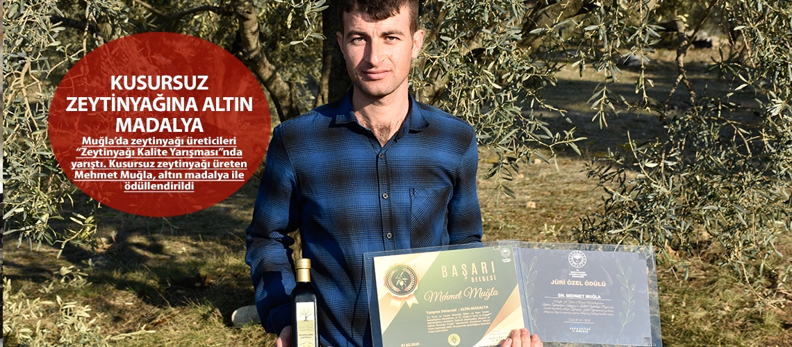 Kusursuz zeytinyağına altın madalya