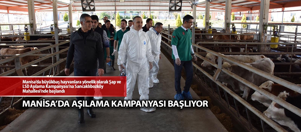 Manisa’da aşılama kampanyası