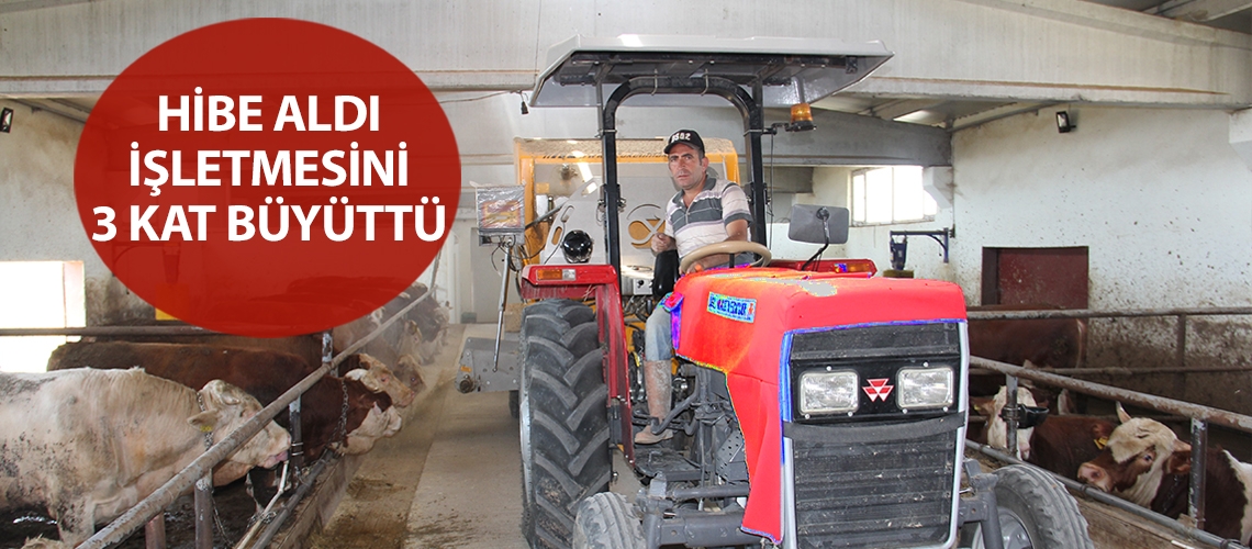 Hibe aldı işletmesini 3 kat büyüttü