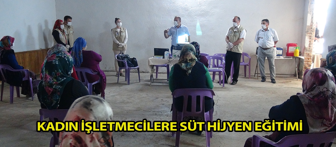 Kadın işletmecilere süt hijyen eğitimi
