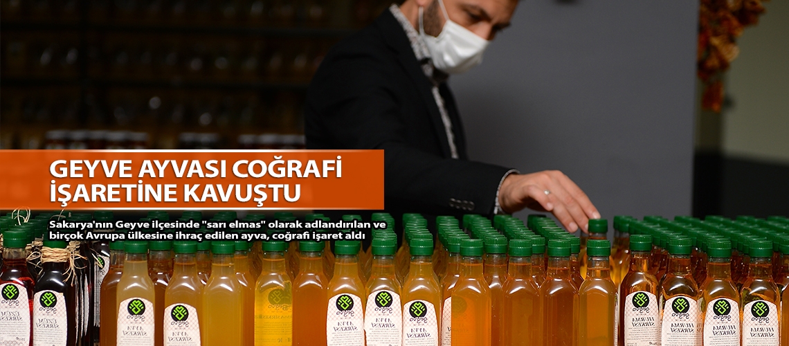 Geyve ayvası coğrafi işaretine kavuştu