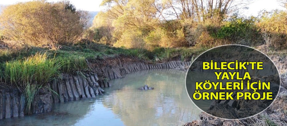 Bilecik'te yayla köyleri için örnek proje