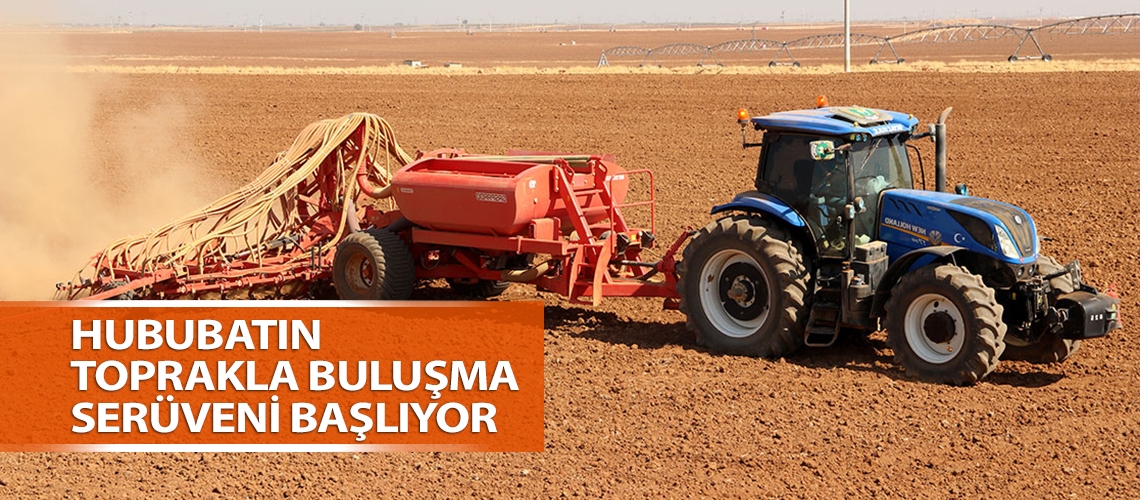 Hububatın toprakla buluşma serüveni başlıyor