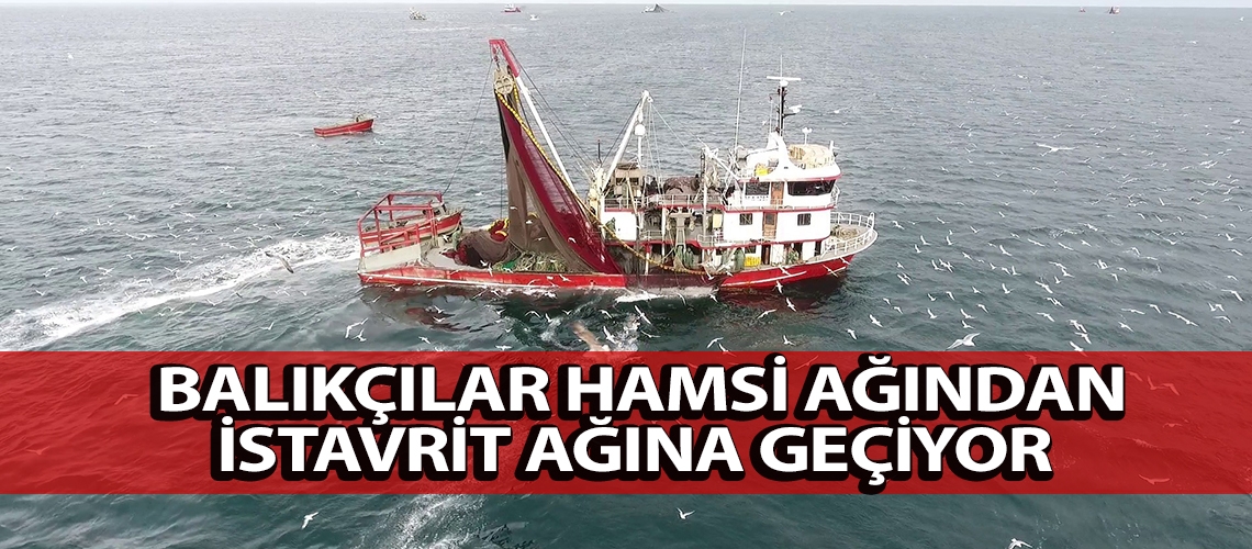 Balıkçılar hamsi ağından istavrit ağına geçiyor
