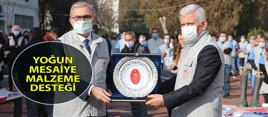 Yoğun mesaiye malzeme desteği