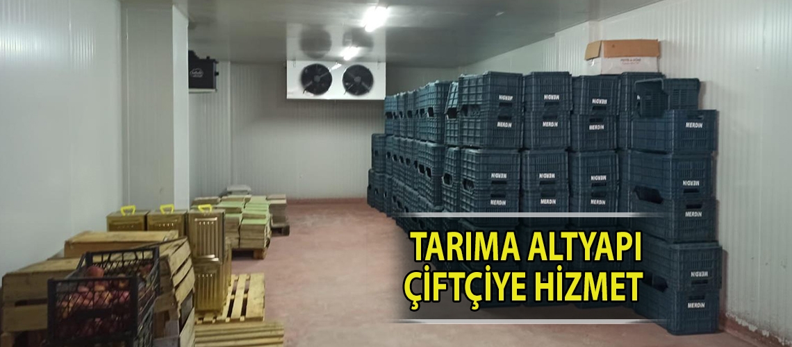 Tarıma altyapı çiftçiye hizmet