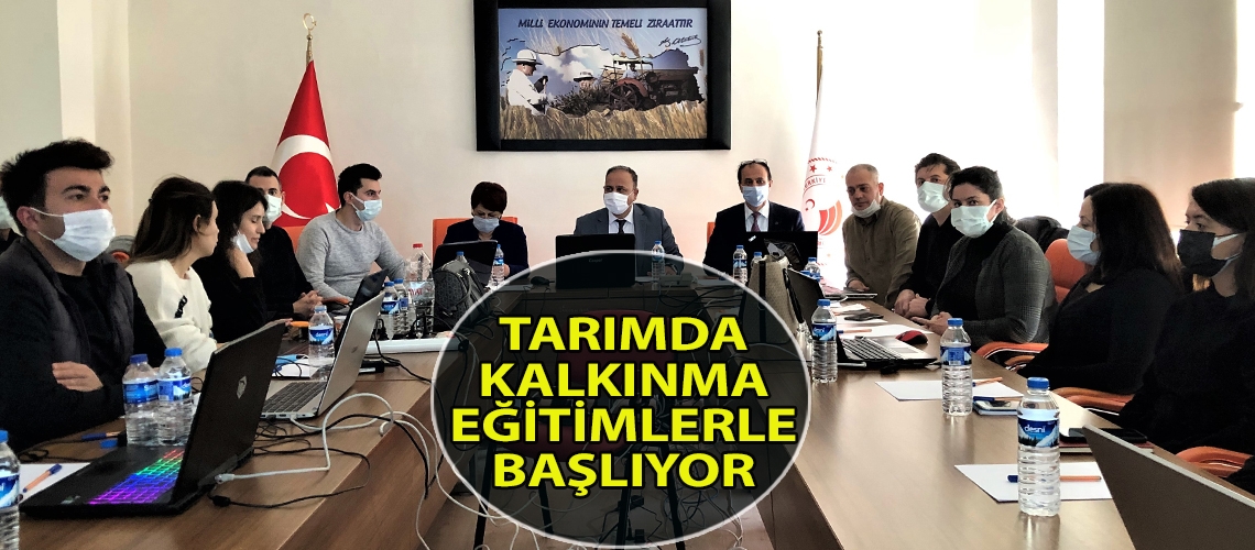 Tarımda kalkınma eğitimlerle başlıyor