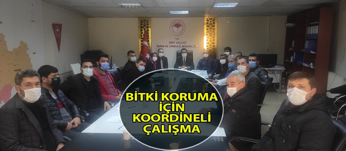 Bitki koruma için koordineli çalışma
