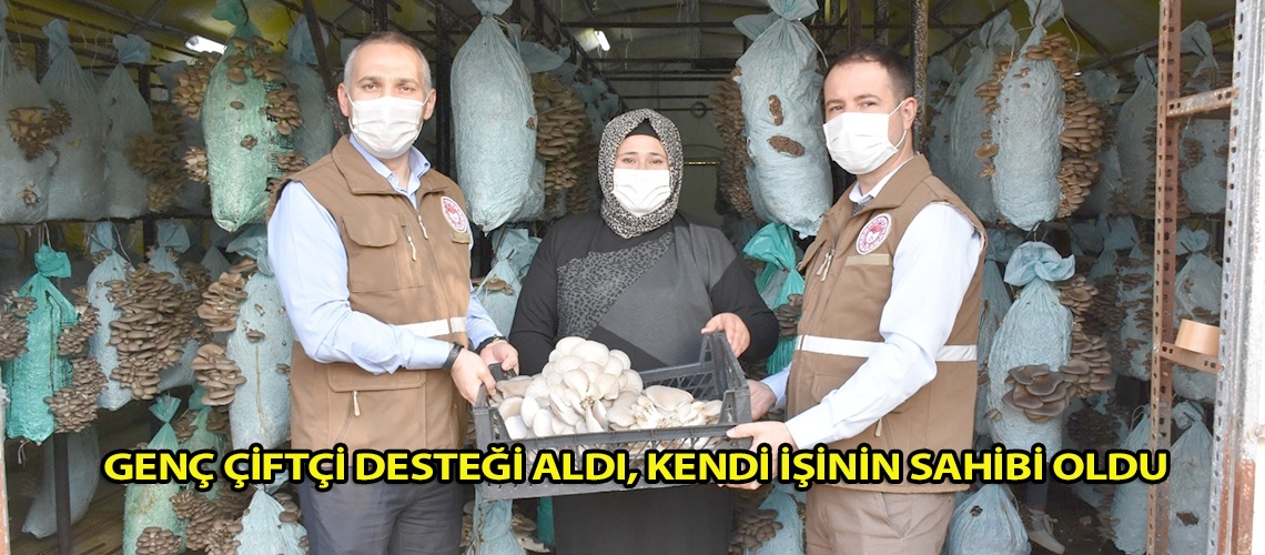 Genç Çiftçi desteği aldı, kendi işinin sahibi oldu