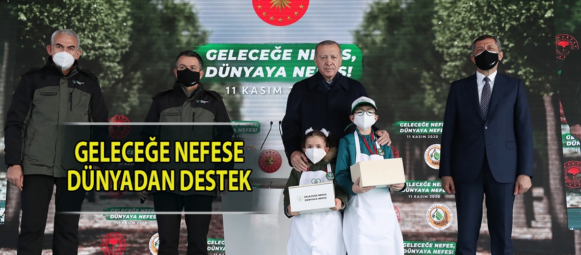 Geleceğe nefese dünyadan destek