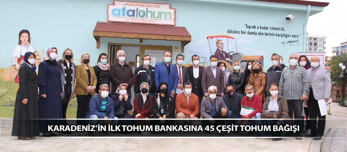 Karadeniz’in ilk tohum bankasına 45 çeşit tohum bağışı
