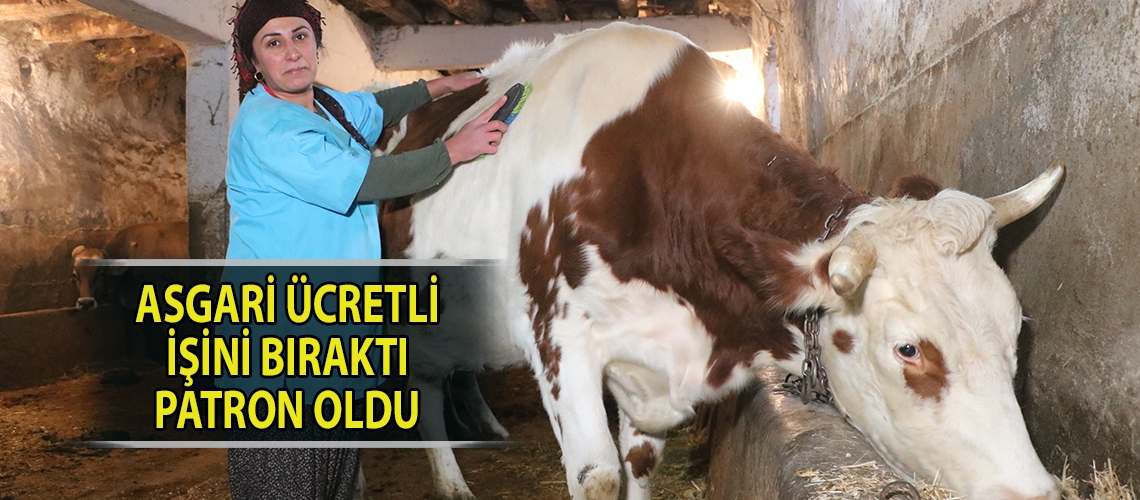 Asgari ücretli işini bıraktı patron oldu