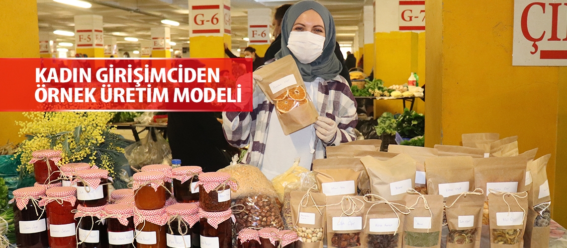 Kadın girişimciden örnek üretim modeli