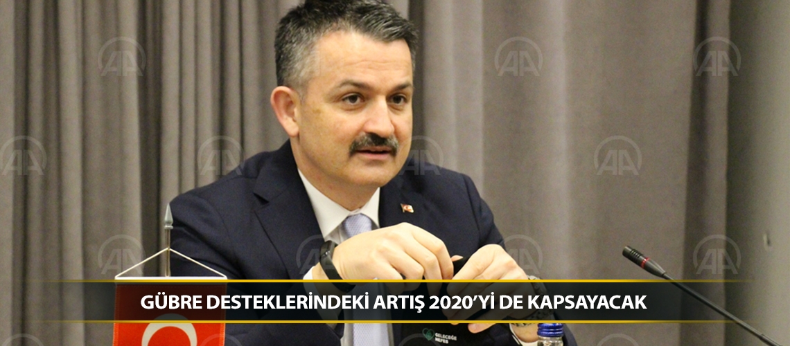 Gübre desteklerindeki artış 2020’yi de kapsayacak