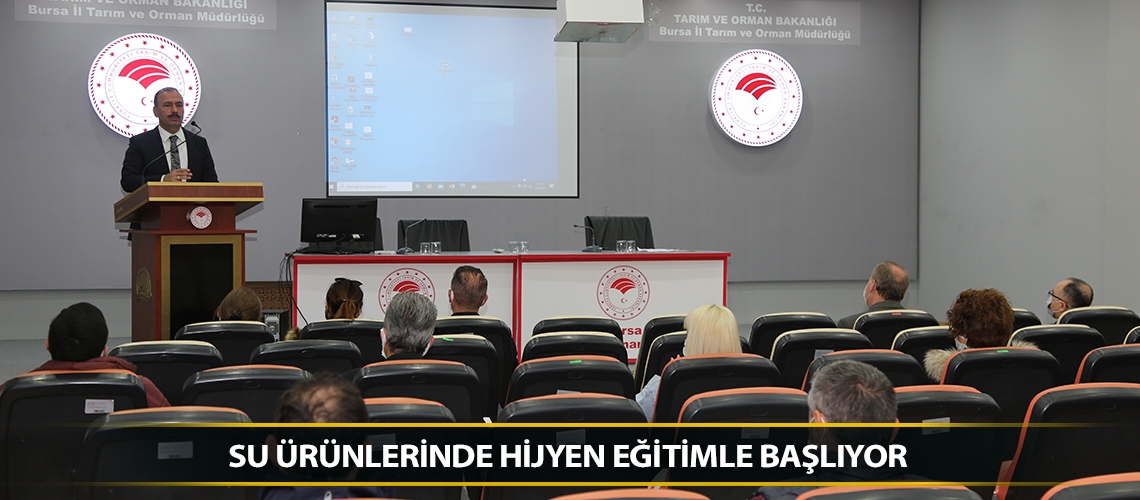 Su ürünlerinde hijyen eğitimle başlıyor