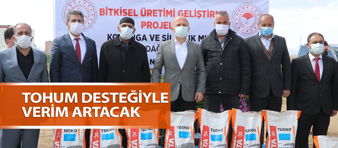 Tohum desteğiyle verim artacak