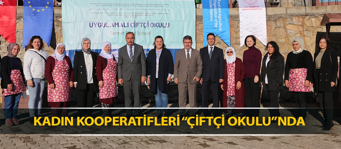 Kadın kooperatifleri “Çiftçi Okulu”nda