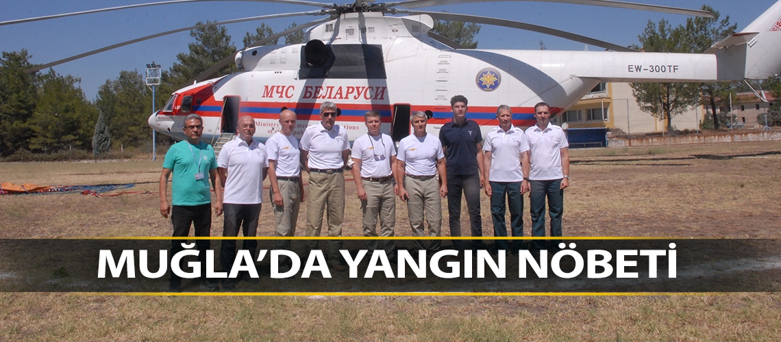 Muğla’da yangın nöbeti