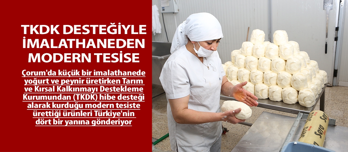 TKDK desteğiyle imalathaneden modern tesise