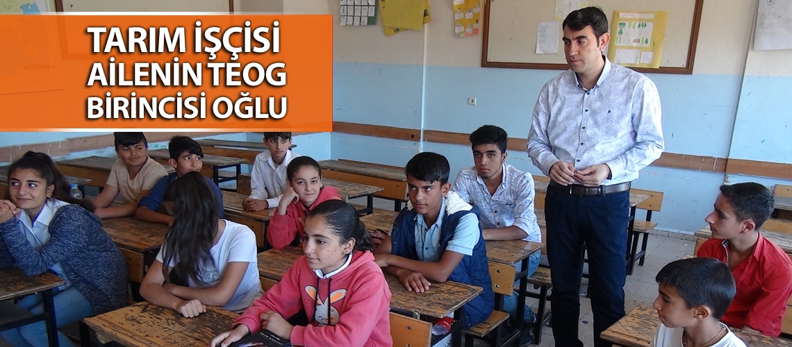 Tarlalarda çalışan Sinan, uzay mühendisi olacak