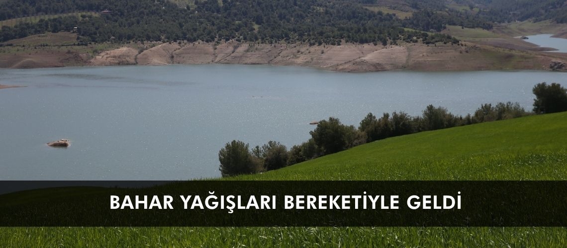 Bahar yağışları bereketiyle geldi
