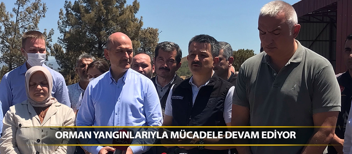 Orman yangınlarıyla mücadele devam ediyor