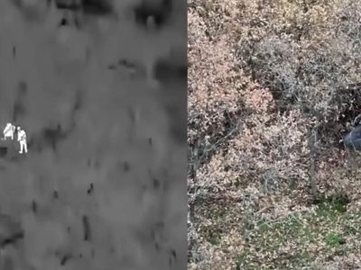 Kaçak avcılar termal dronla yakalandı