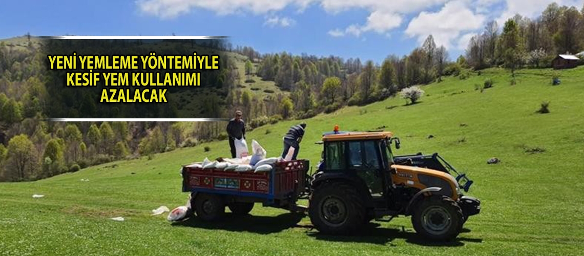 Yeni yemleme yöntemiyle kesif yem kullanımı azalacak