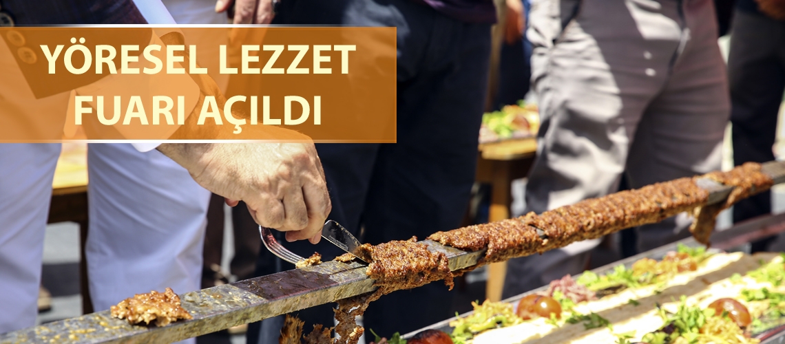 Yöresel lezzet fuarı açıldı