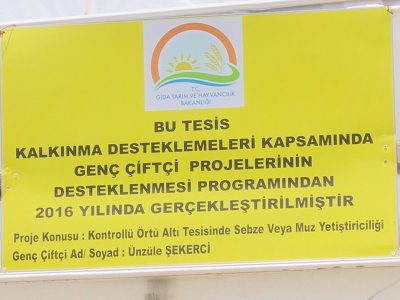 Genç çiftçiler destekle büyüyor