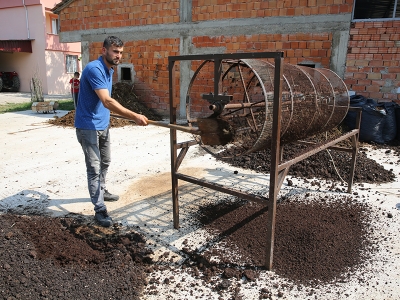 Solucan gübresiyle başarıyı yakaladı