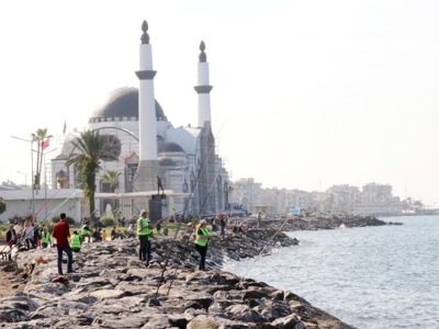 İskenderun’da olta balıkçıları yarıştı