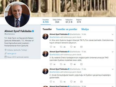 Bakan Fakıbaba mısır alım fiyatını açıkladı