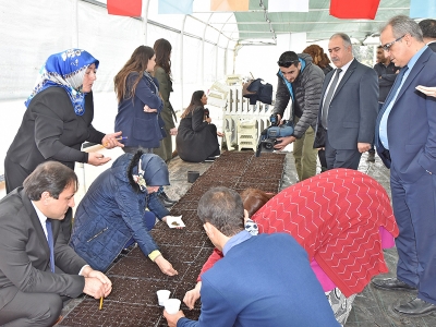 Çiçekçi kadınlar projesi başladı