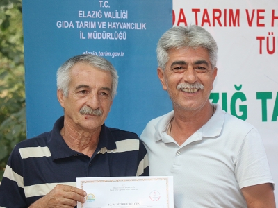 Elazığ’da çiftçi kursları yeni mezunlarını verdi