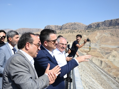 Tarım ve Orman Bakanı Ilısu Barajı’nı kontrol etti