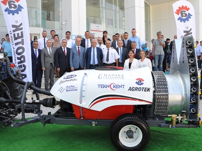 Yerli elektrostatik ilaçlama makinesi tanıtıldı