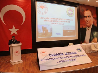 Çanakkale’de organik tarım paneli düzenlendi