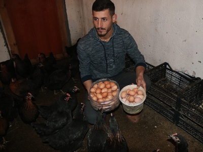 Genç üretici devlet desteği ile kendi işini kurdu
