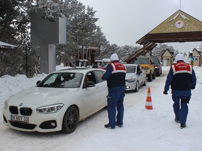 Zincirsiz araçların Uludağ’a çıkması yasak