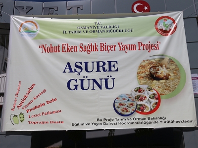Osmaniye’de “Nohut Projesi Aşure Günü”