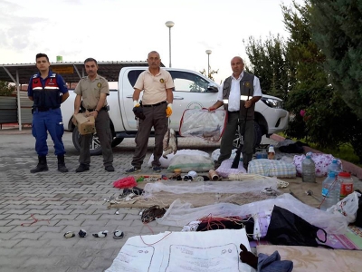 Şahin avlamak isteyen kişiye 7 bin 343 lira ceza