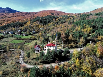 Kastamonu ormanları sonbaharda da bir başka güzel