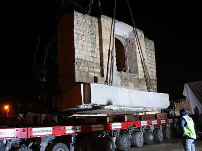 Hasankeyf Eyyubi Camisi’nin taşınmasına başlandı