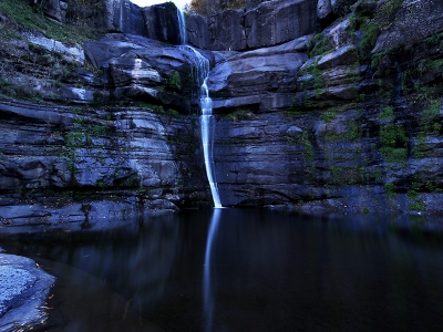 Kabaceviz Şelaleleri'nde sonbahar renklerinin görsel şöleni