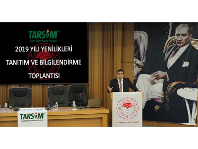 Çanakkale’de TARSİM bilgilendirme toplantısı yapıldı