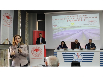 Çanakkale’de lavanta eğitimi verildi