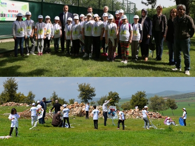 Lider çocuklar tarım kampında