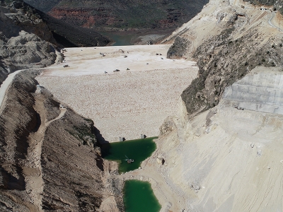 Silvan Barajı inşaatı hızla sürüyor