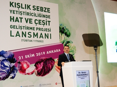 Hedef kışlık sebzede de yerli tohumla üretimi arttırmak